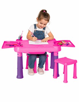 Mesa didactica con banquitos. Biemme. Edad: 3 a 6 años. Biemme.