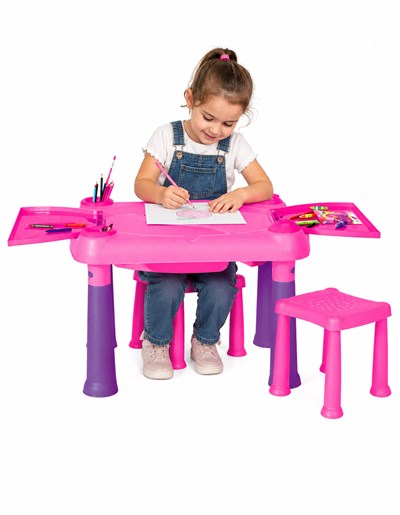 Mesa didactica con banquitos. Biemme. Edad: 3 a 6 años. Biemme.