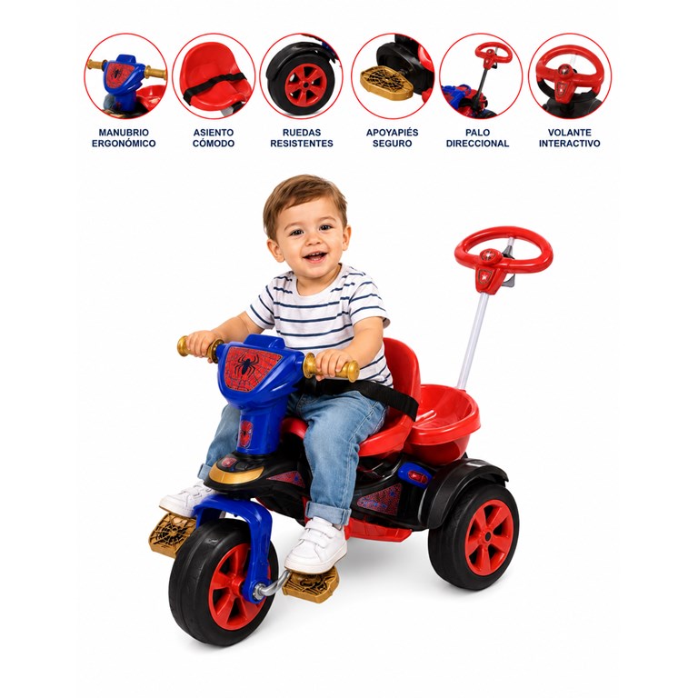 TRICICLO BABY TRIKE EVOLUTION SPIDER. BIEMME