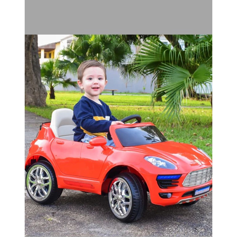 AUTO CAR ONE PS ROJO 12V CON CONTROL REMOTO, LUZ Y SONIDO. BIEMME