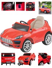 AUTO CAR ONE PS ROJO 12V CON CONTROL REMOTO, LUZ Y SONIDO. BIEMME