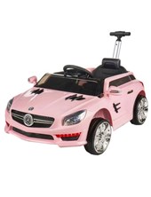 AUTO SPEED ROSA 6V ABRE PUERTAS CON CONTROL REMOTO, BARRAL, MUSICA Y LUCES. BIEMME