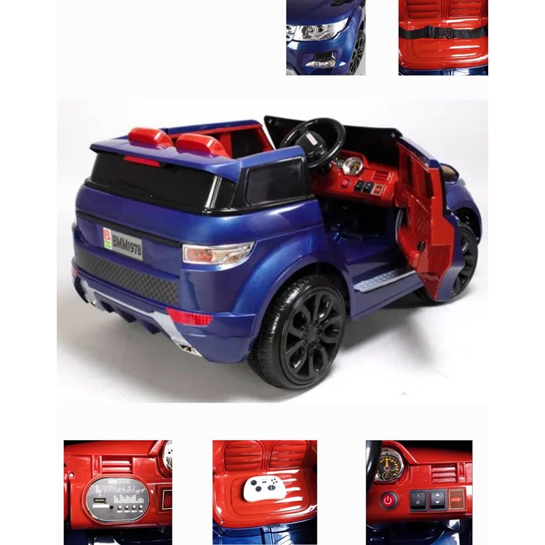 AUTO CAR ONE AZUL LR 12V C/CONTROL REMOTO, LUZ Y SONIDO. BIEMME