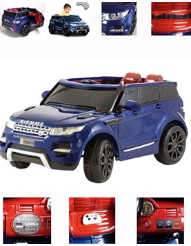 AUTO CAR ONE AZUL LR 12V C/CONTROL REMOTO, LUZ Y SONIDO. BIEMME