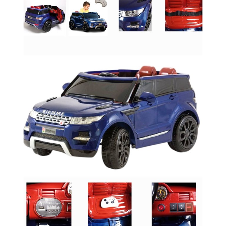 AUTO CAR ONE AZUL LR 12V C/CONTROL REMOTO, LUZ Y SONIDO. BIEMME