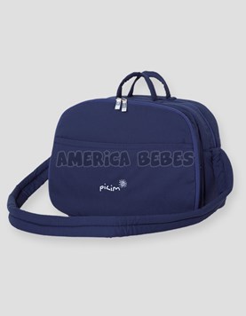 BOLSO MATERNAL CON DOBLE FUELLE Y CAMBIADOR PILIM