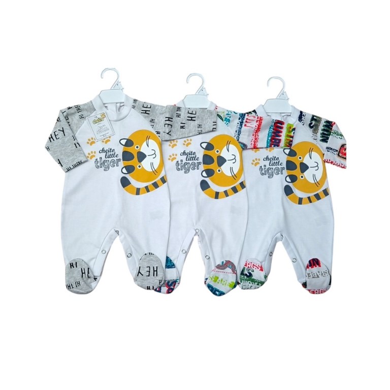 ENTERITO BBE COMBINADO MANGA RANGLA. BABY CHEITO