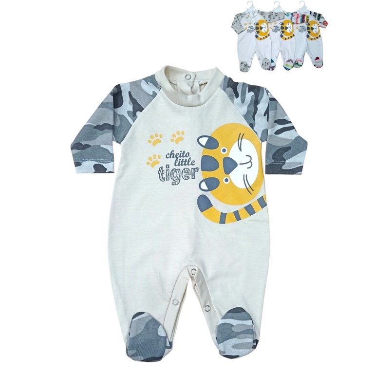 ENTERITO BBE COMBINADO MANGA RANGLA. BABY CHEITO