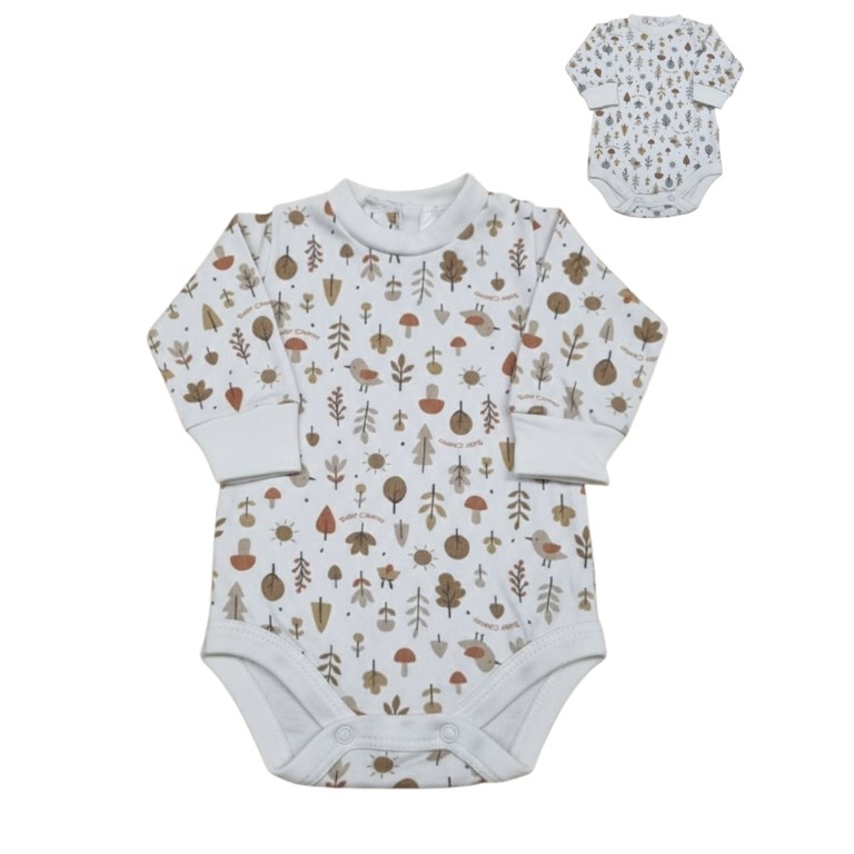 BODY BB UNISEX MANGA LARGA ESTAMPADO. BABY CHEITO