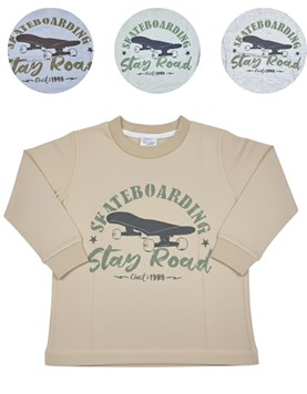 REMERA PARA NENE MANGA LARGA. BABY CHEITO