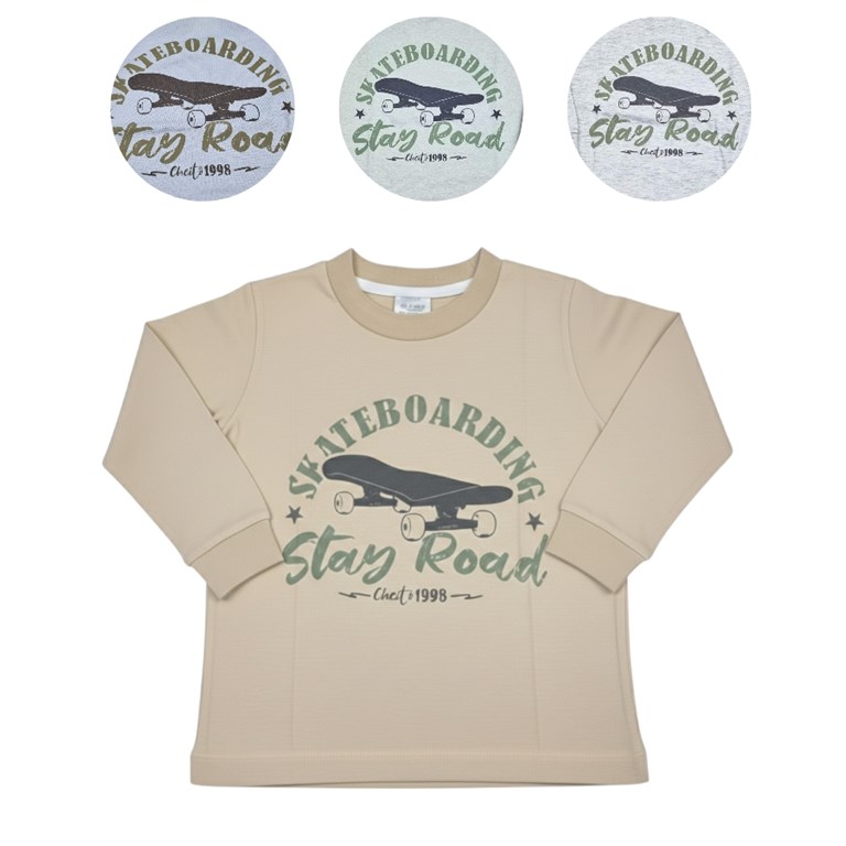 REMERA PARA NENE MANGA LARGA. BABY CHEITO