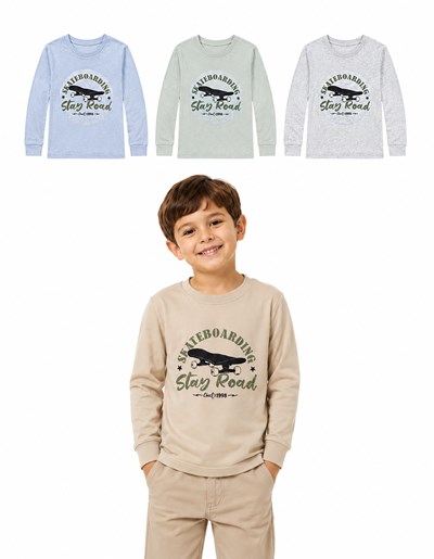 REMERA PARA NENE MANGA LARGA. BABY CHEITO
