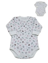 BODY PARA BEBA MANGA LARGA ESTAMPADO. BABY CHEITO