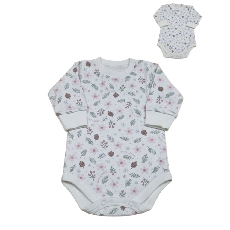 BODY PARA BEBA MANGA LARGA ESTAMPADO. BABY CHEITO