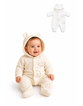 ENTERITO UNISEX  CON APERTURA. BABY CHEITO