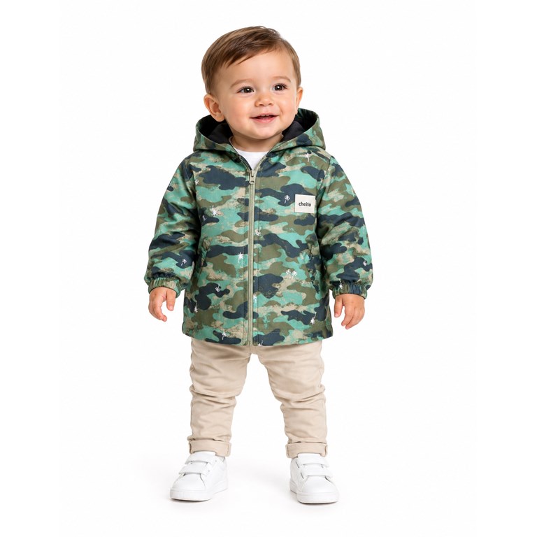CAMPERITA ROMPEVIENTO ESTAMPADA. BABY CHEITO