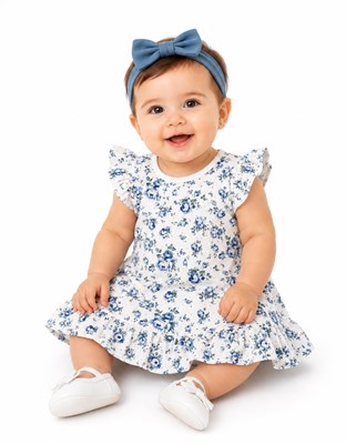 VESTIDO DE LINO PARA NENA. BABY CHEITO