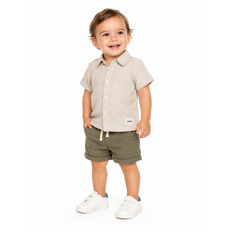 CAMISA DE LINO. BABY CHEITO