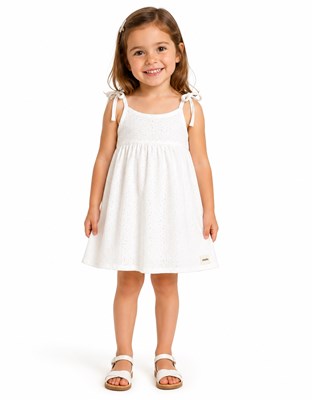 VESTIDO DE LINO PARA BEBE. BABY CHEITO