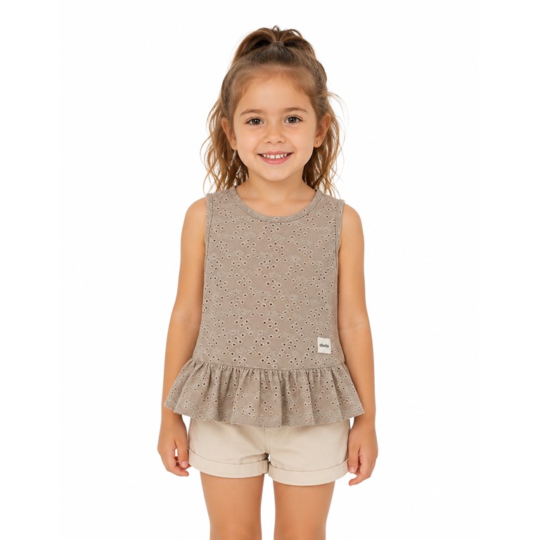 REMERA DE LINO PARA BEBA. BABY CHEITO
