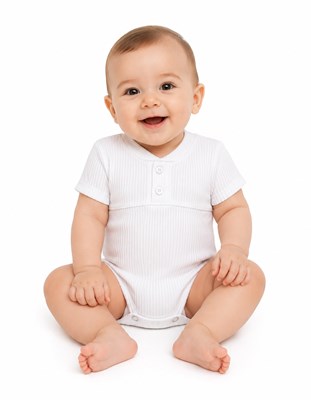 BODY MANGA CORTA PARA BEBE. BABY CHEITO