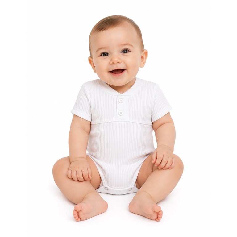 BODY MANGA CORTA PARA BEBE. BABY CHEITO