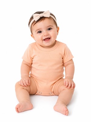 BODY COLOR MANGA CORTA PARA BEBE. BABY CHEITO