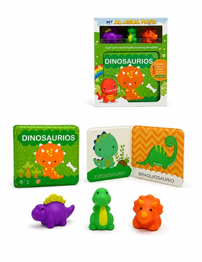 LIBRO DINOSAURIOS *SET AL AGUA PATO*. GATO DE HOJALATA