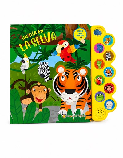 LIBRO EN LA SELVA *MUNDO DE SONIDO*. GATO DE HOJALATA