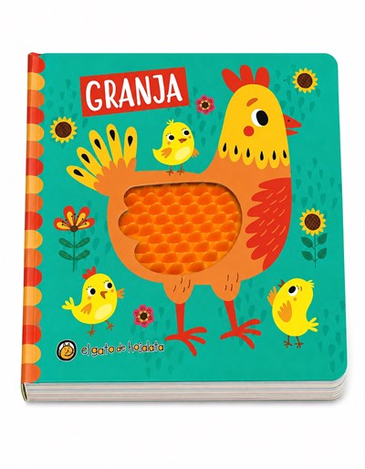 LIBRO GRANJA *SAFARI DE TEXTURAS*. GATO DE HOJALATA