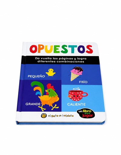 LIBRO OPUESTOS *MEZCLADITOS*. GATO DE HOJALATA