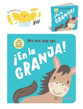 LIBRO CON MOVIMIENTO POP-UPS ANIMALES DE LA GRANJA, CADA UNO CON EL SONIDO QUE HACEN. GATO DE HOJALATA. MED. 14 X 14 CM.