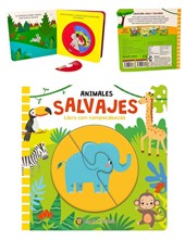 LIBRO CON ROMPECABEZAS DE ANIMALES SALVAJES. GATO DE HOJALATA. MED. 15 X 15 CM,