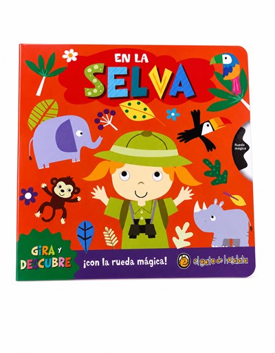 LIBRO EN LA SELVA *GIRA Y DESCUBRE*. GATO DE HOJALATA