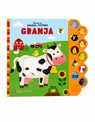 LIBRO GRANJA *MUNDO DE SONIDOS Y TEXTURAS*. GATO DE HOJALATA