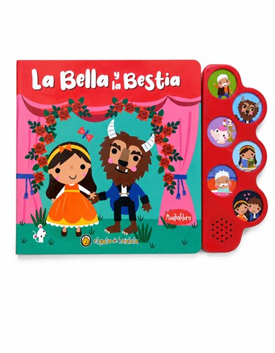 LIBRO LA BELLA Y LA BESTIA *CLASICOS CON SONIDO*. GATO DE HOJALATA