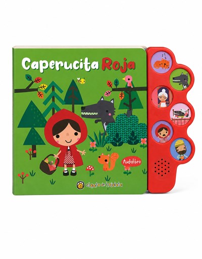 LIBRO CAPERUCITA ROJA *CLASICOS CON SONIDO*. GATO DE HOJALATA