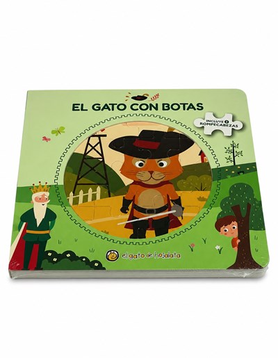 LIBRO EL GATO CON BOTAS *CLÁSICOS PARA ARMAR*. GATO DE HOJALATA