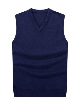 Chaleco colegial Azul.Consultar mas colores. Pat y Ver.