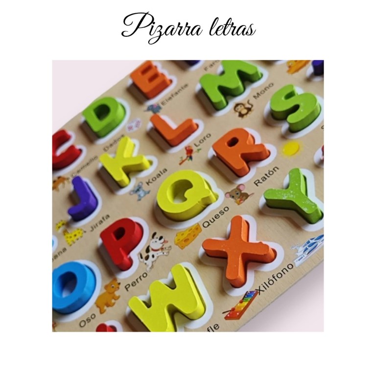 PIZARRA LETRAS 30X30 CM