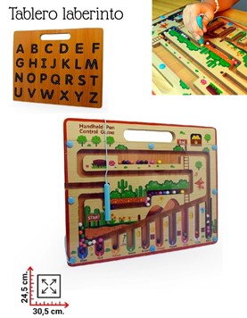 TABLERO LABERINTO CON LAPIZ 30.5X24.5 CM. PHI PHI TOYS