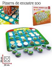 PIZARRA ENCASTRE ZOOLOGICO 30X28 CM. PHI PHI TOYS