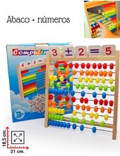 ABACO + NUMEROS 21X18.5 CM. PHI PHI TOYS