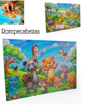 ROMPECABEZAS DE ANIMALITOS 30X45 CM. PHI PHI TOYS