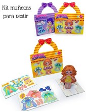 KIT MUÑECAS PARA VESTIR 17X15 CM. PHI PHI TOYS