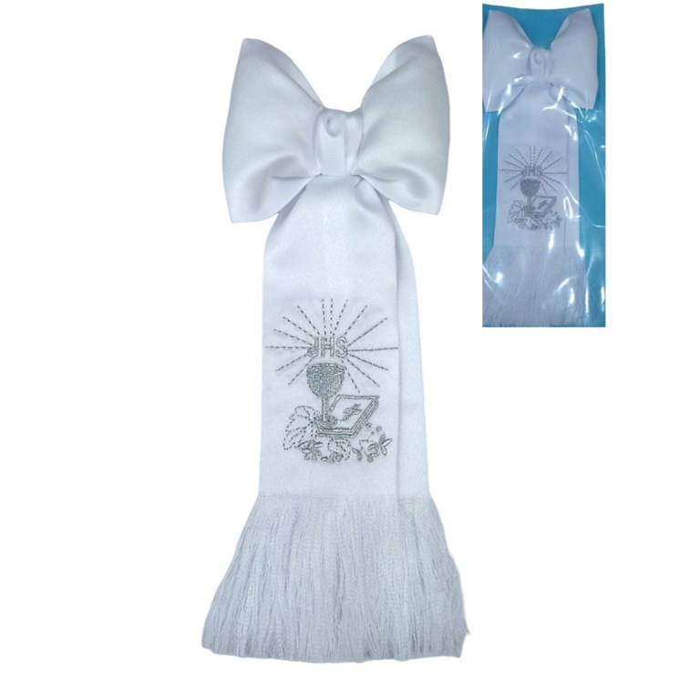 BRAZAL BORDADO COLOR PLATA BRAZALEX