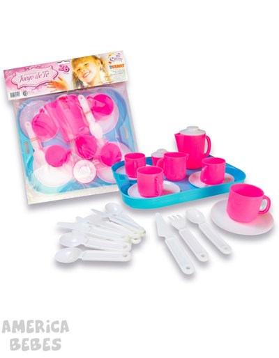 Juego de te con bandeja y tasas 33X28X7 CM Duravit