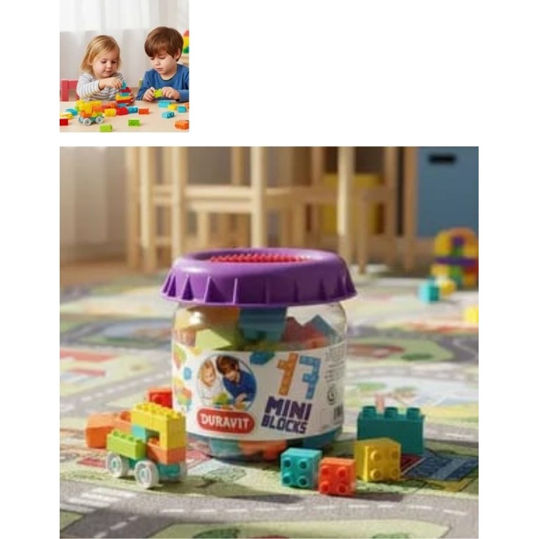 POTE DE BLOCKS CHICO 17 PIEZAS. DURAVIT