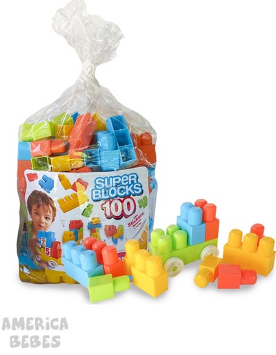 Bolso con blocks didactico x 100. 30X20X50 CM Duravit