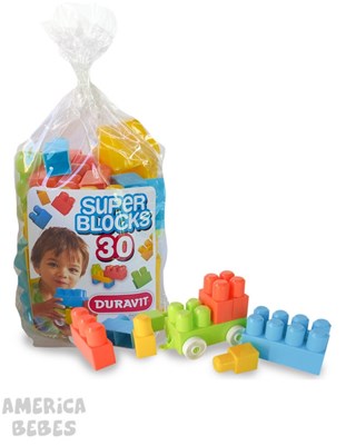 Bolso con bloques didacticos x 30 23X17X29 CM Duravit